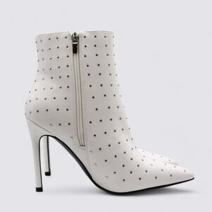 Nine West Women's Farrah Leather Dress Ankle Boots Size 9.5M